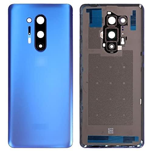 Back Glass Panel for Oneplus 8 Pro Ultramine Blue with Camera Lens Module and Self Adhesive Tape - EGFix Back Glass Panel for Oneplus 8 Pro Ultramine Blue with Camera Lens Module and Self Adhesive Tape - EGFix